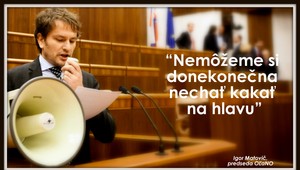 Opozícia si nenechá kakať na hlavu, tvrdí Matovič