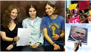 Putin si umýva ruky nad Pussy Riot. Dostali 2 roky basy!