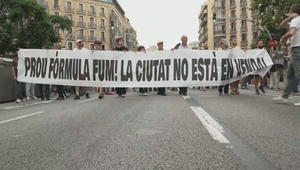 Protest proti Formule 1: Stovky ľudí zablokovali ulice Barcelony