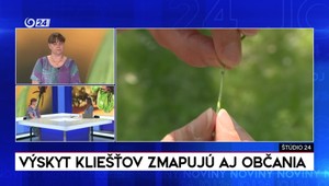 Štúdio 24: Výskyt kliešťov zmapujú aj občania