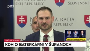 Tlačová beseda KDH o baterkárni v Šuranoch