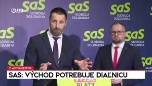 Tlačová beseda: SaS: Východ potrebuje diaľnicu