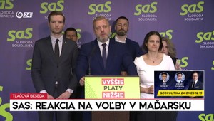 Tlačová beseda SaS v reakcii na maďarské voľby