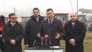 Tlačová beseda Tomáša Tarabu o investícii pre vodohospodárov