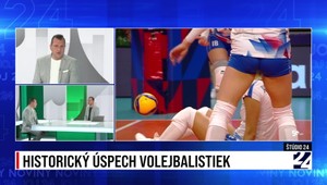 Štúdio 24: Historický úspech volejbalistiek