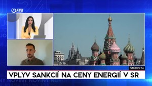 Štúdio 24: Vplyv sankcií na ceny energií v SR