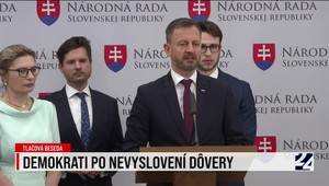 Tlačová beseda Demokratov po nevyslovení dôvery