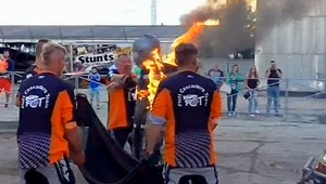 Redaktor TV JOJ Jožo Kubáni sa zapálil. Pozrite sa, ako horel