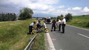 Leteckí záchranári zasahovali za obcou Hybe. Motorkár sa zrazil s jeleňom