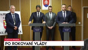 Tlačová beseda premiéra Fica a ministrov po rokovaní vlády