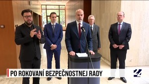 Tlačová beseda vlády po rokovaní bezpečnostnej rady