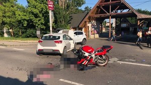 FOTO: Tragédia na Zemplínskej šírave. Motocyklista sa zrazil s autom, bol na mieste mŕtvy