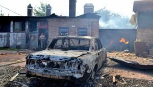 Nad Slavjanskom sa ozývajú výbuchy, úrady sú pod paľbou