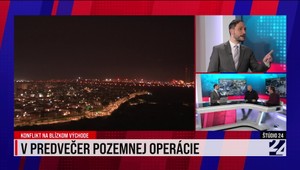 Štúdio 24 o možnom začiatku izraelskej pozemnej ofenzívy v Gaze
