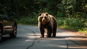 Medvede prichádzajú až na cesty. Polícia vyzýva vodičov k opatrnosti