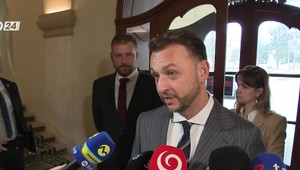 Brífing ministra vnútra Matúša Šutaj Eštoka pred rokovaním vlády