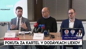 Tlačová beseda protimonopolného úradu k pokute za kartel v dodávaní liekov