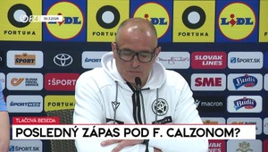 Tlačová beseda Francesca Calzonu pred zápasom s Rumunskom