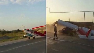 Lietadlo pri štarte narazilo do dodávky