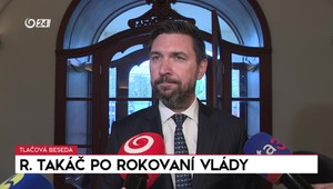 Tlačová beseda ministra Takáča po rokovaní vlády