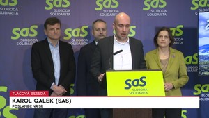 Tlačová beseda SaS: Tarabov vodný biznis