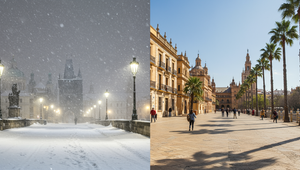 Počasie v Európe šalie. Snehová búrka koncom mája, následné extrémne horúčavy