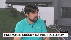 Štúdio 24: Prijímacie skúšky už pre tretiakov