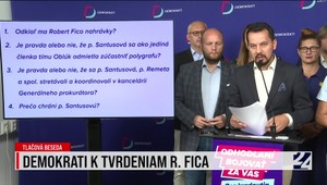Tlačová beseda: Demokrati k tvrdeniam R. Fica