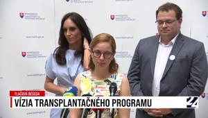 Tlačová beseda ministerky zdravotníctva o vízii transplantačného programu