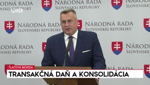 Tlačová beseda Andreja Danka k transakčnej dani a konsolidácii
