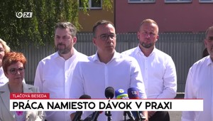 Tlačová beseda Erika Tomáša: Práca namiesto dávok v praxi