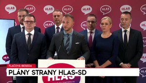 Tlačová beseda strany Hlas-SD o plánoch strany na rok 2025