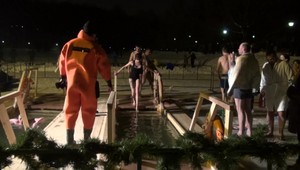 Ľadový kúpeľ si vyskúšala aj naša korešpondentka