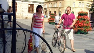 Jojkársky bicykel je späť! Vrátil sa na Primaciálne námestie