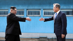 Kim Čong-un prekročil hranicu s Južnou Kóreou