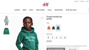 H&M ponúkal cez e-shop rasistickú mikinu na tmavom chlapcovi