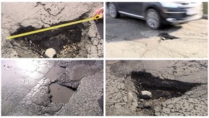 Zimný tankodróm ničí autá. Výtlky mestá opravujú len provizórne