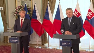 Tlačová beseda Roberta Fica a Andreja Babiša po spoločnom rokovaní