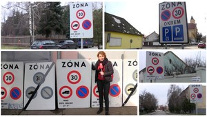 Falošné dopravné značky v Komárne, obyvatelia zúria