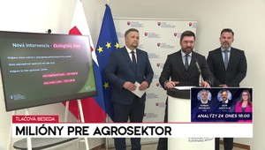 Tlačová beseda ministra Takáča k miliónom pre agrosektor