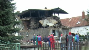 Výbuch plynu spustošil rodinný dom