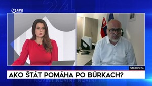 Štúdio 24: Ako štát pomáha po búrkach?