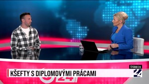Štúdio 24 o podvodoch s diplomovými prácami