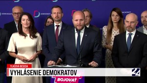 Tlačová beseda strany Demokrati po voľbách