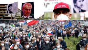 VIDEO: Tisíce Čechov protestovali na demonštráciách proti prezidentovi Milošovi Zemanovi