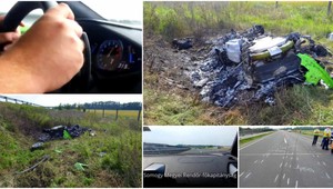 Havária v 300 kilometrovej rýchlosti. Toto ostalo z luxusného Lamborghini