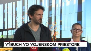 Tlačová beseda ministra obrany o výbuchu vo vojenskom priestore