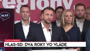 Tlačová beseda strany Hlas-SD k dvom rokom vo vláde