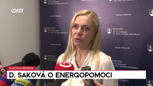 Tlačová beseda ministerky Sakovej o energopomoci