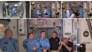 NAŽIVO: Posádka ISS privítala Boba a Douga z vesmírnej ľode Crew Dragon